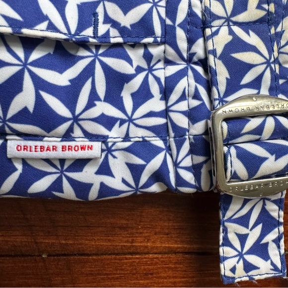 Orlebar Brown Navy and White Geometric Swimwear - Picture 4 of 4